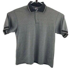 Red Kap Gray Short Sleeve Polo Shirt Men's Size L-SS
